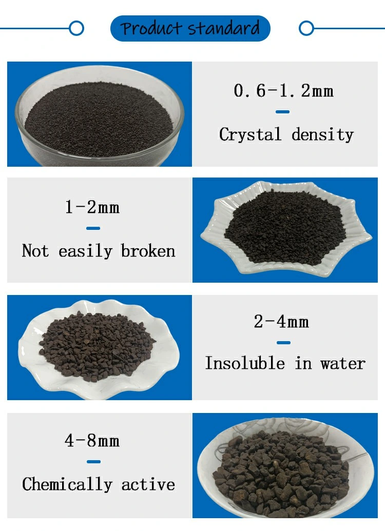 Manufactures 82% Mno2 Manganese Dioxide Green Manganese Sand for Removal Iron