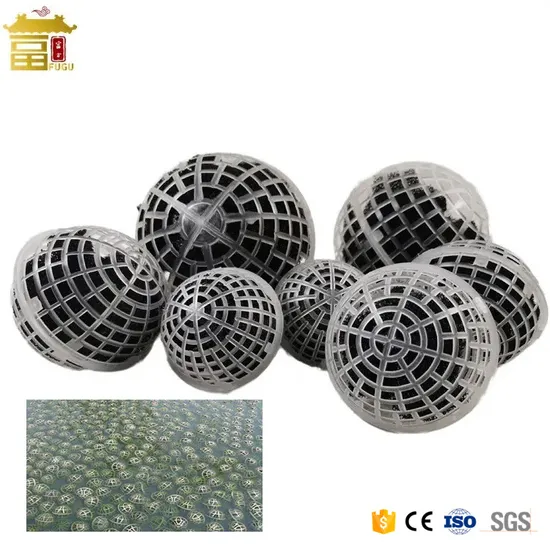 Polyhedral Hollow Ball Bio Filter Media PP Floating Suspend Packing Bio Ball 