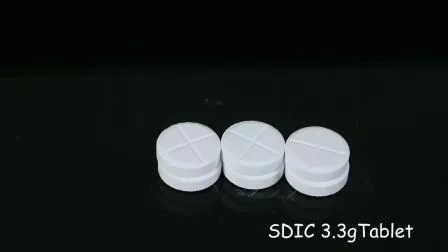 SDIC Sodium Dichloroisocyanurate Swimming Pool Chemicals Effervescent Tablet 