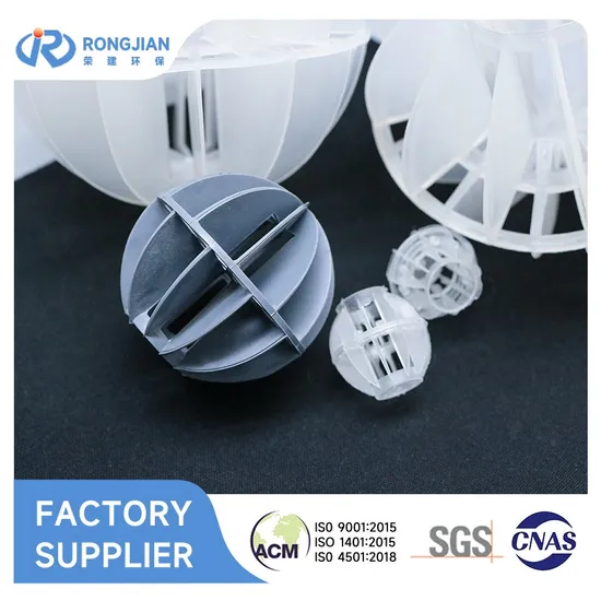 Water Treatment Filter Media PP Plastic Polyhedral Hollow Ball 