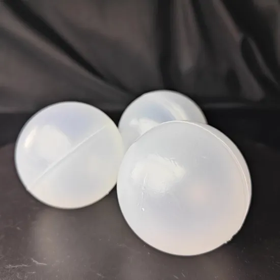 70mm Water Treatment Filter Plastic Hollow Floating Ball 