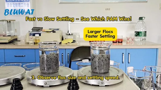 High Quality Anionic Polyacrylamide PAM China Supplier 