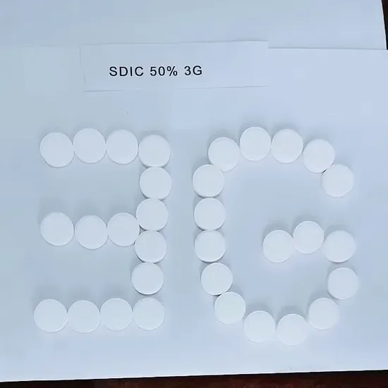 Factory TCCA 50% 2g Tablet for Swimming Pool Disinfectants 