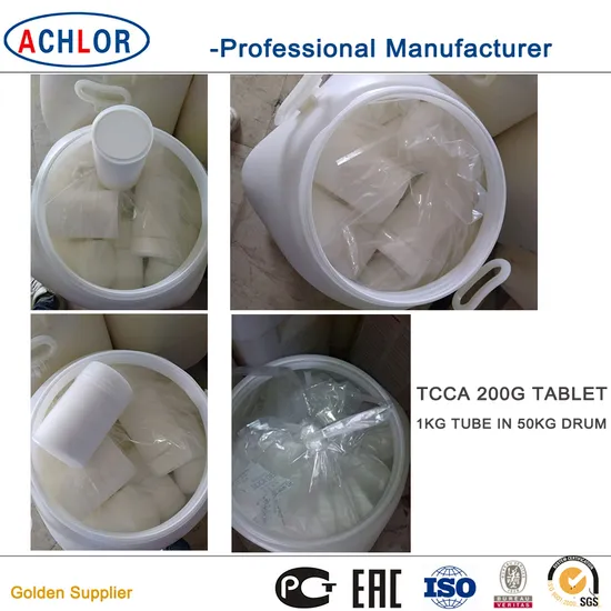 TCCA China Manufacturer 87% Multifunction 200g Tablet with 1kg Tube 