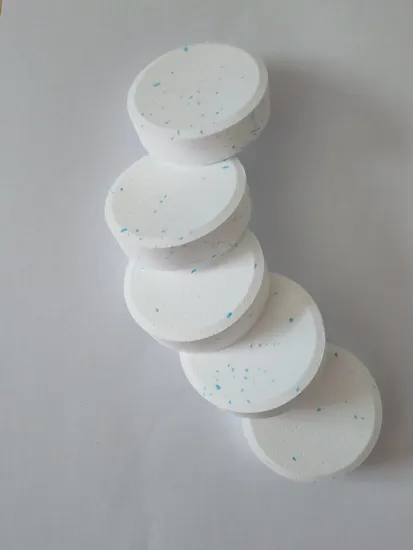 Water Treatment Chlorine Trichloroisocyanuric Acid TCCA 90% 50g Tablets, 50g Multifunctional Tablet 