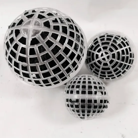 PP Plastic Filter Wastewater Treatment Porous Suspension Ball 