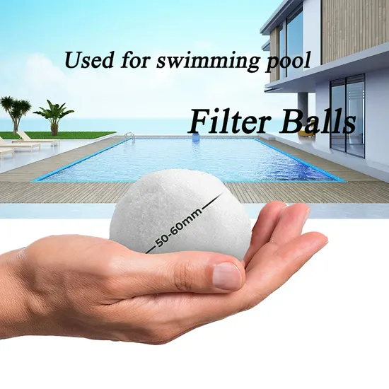 Water Clean Recyclable Sand Filter Balls Polysphere Cleaning Swimming Pool Aquarium Pond Fiber Ball Filter Media 