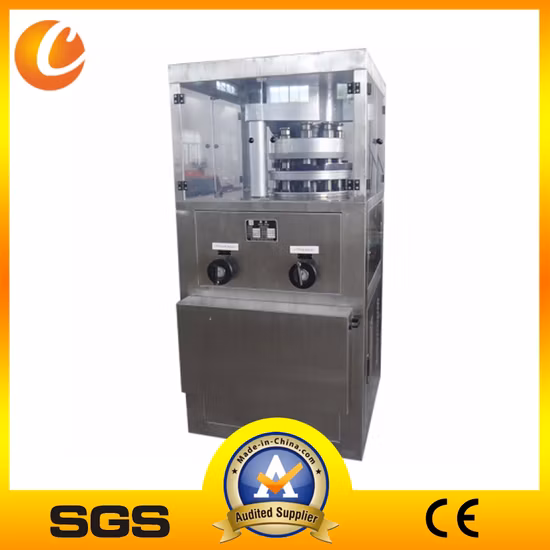 Two Colour Washing Powder Single Punch TCCA Rotary Tablet Pill Press for Calcium Chloride Tablets and Calcium Hypochlorite Tablets Pharmaceutical Industry