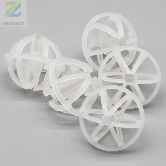 Zhongci Mass Transfer Air Treatment Tri Pack Filter Balls Chemical Filling 